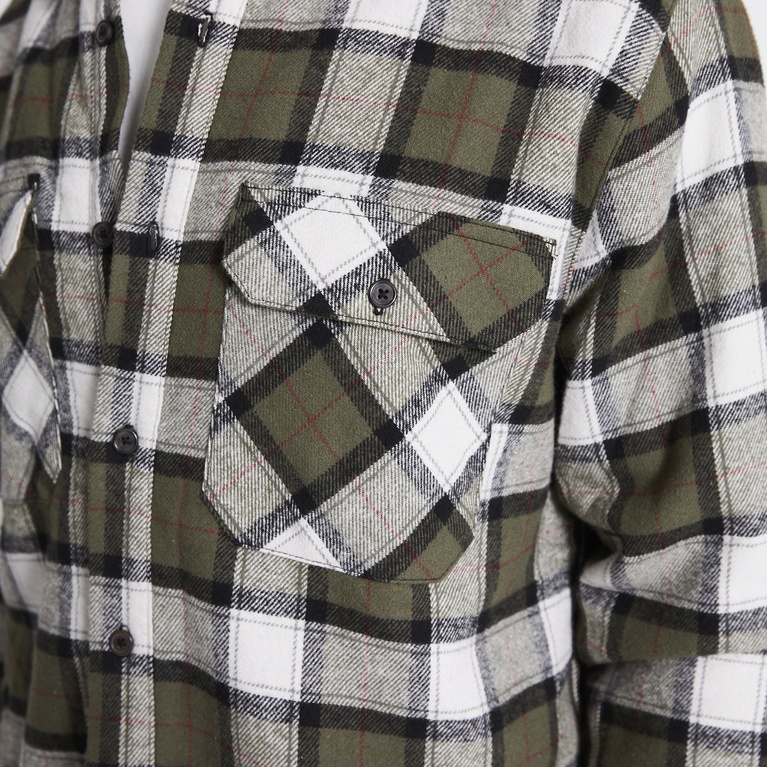 Lined flannel shirt "Rutvik Flanell" Check 3